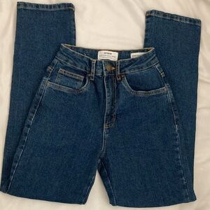 Cotton On Women Size 2 Denim Jeans - stretch straight leg